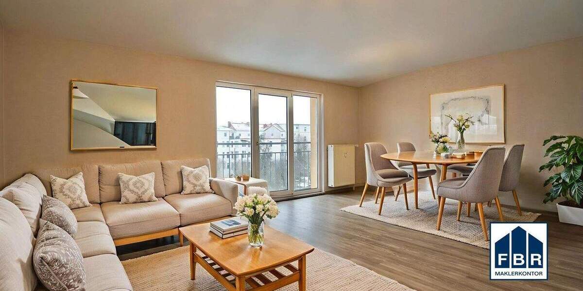 Etagenwohnung Schwerin Paulsstadt - 2 Zimmer, 62 m&sup2;, 139.000&euro; | Angebot:24878781