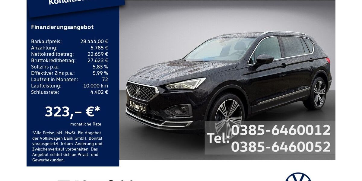 Seat Tarraco 61.000 km 27.777 &euro; Schwerin 19061
