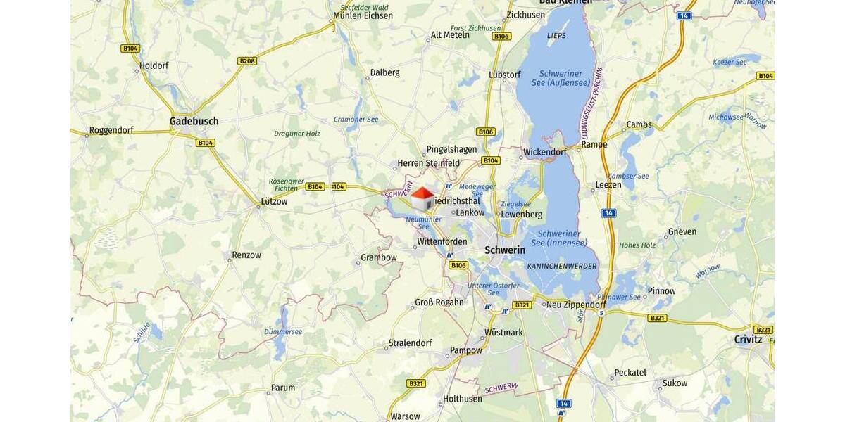 Reihenmittelhaus Schwerin Friedrichsthal - 4 Zimmer, 115 m&sup2;, 369.000&euro; | Angebot:26556385
