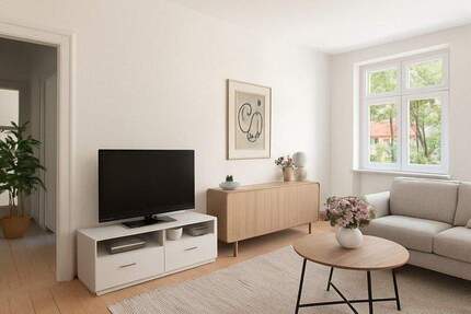 Lichtdurchflutete Zweizimmerwohnung in hervorragender Lage von Schwerin 2 zimmer