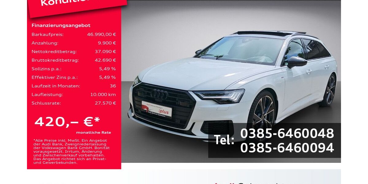Audi A6 86.700 km 46.990 &euro; Schwerin 19061