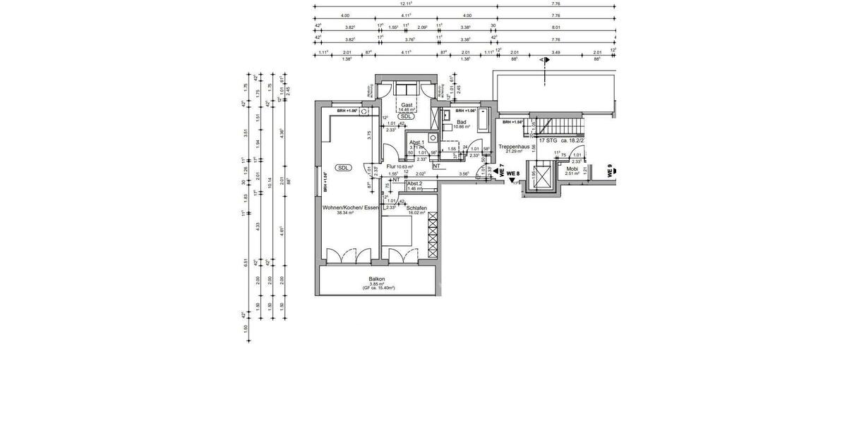 Wohnen mit Stil! Großzügige 3-Raum-Wohnung zu vermieten 3 zimmer