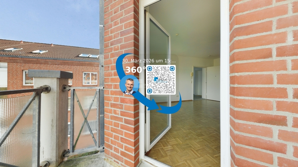 Morgensonne auf dem Balkon: 2-Zi. mit EBK, Parkett & Keller in der Weststadt - Etagenwohnung Schwerin Weststadt | Angebot:26874552