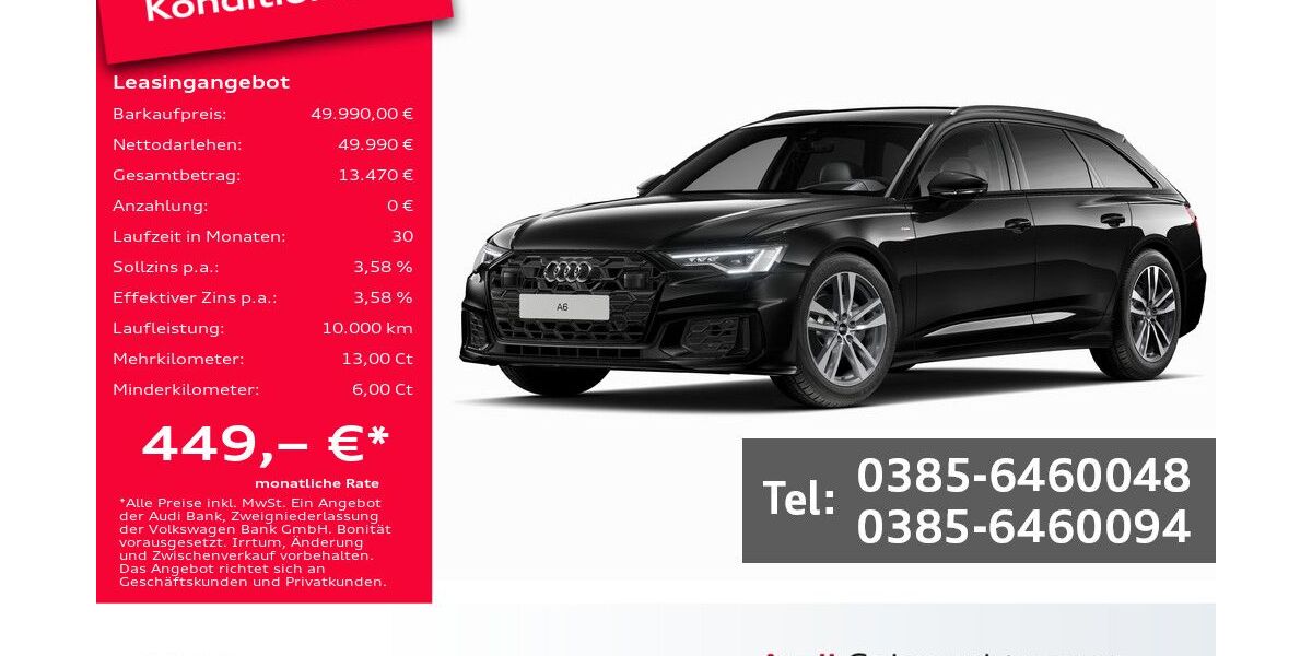 Audi A6 19.200 km 49.990 &euro; Schwerin 19061