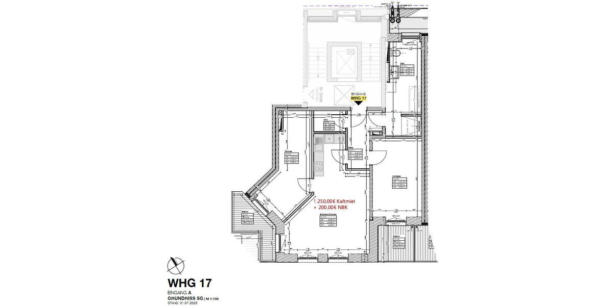 Etagenwohnung Schwerin Altstadt - 3 Zimmer, 80 m&sup2;, 1.250&euro; | Angebot:25381566