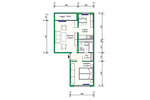 Etagenwohnung Schwerin Gartenstadt - 2 Zimmer, 47 m&sup2;, 308&euro; | Angebot:26676785