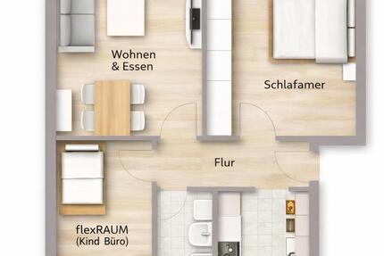 Wohnung Bad Kleinen - 3 Zimmer, 56 m&sup2;, 395&euro; | Angebot:24381038