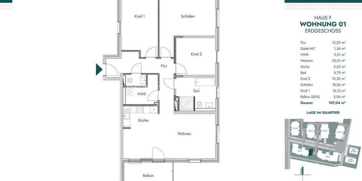 Etagenwohnung Schwerin Werdervorstadt - 4 Zimmer, 110 m&sup2;, 1.199&euro; | Angebot:26411222