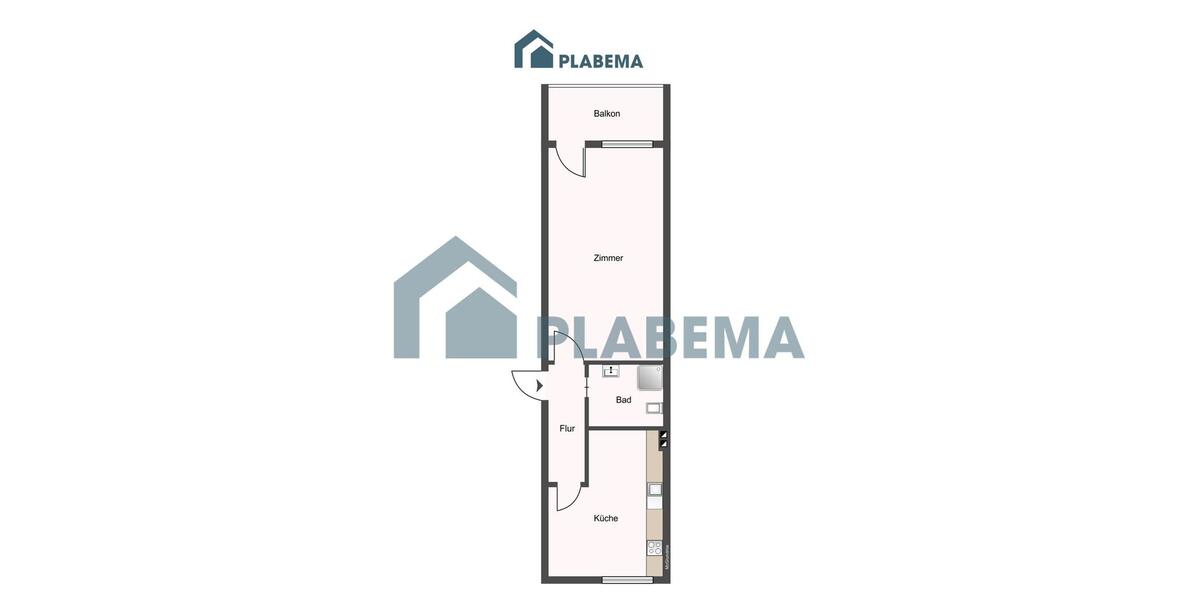 Etagenwohnung Schwerin Altstadt - 1 Zimmer, 37 m&sup2;, 667&euro; | Angebot:26646787
