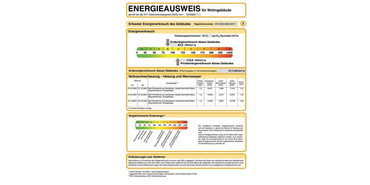 Reihenmittelhaus Schwerin Friedrichsthal - 5 Zimmer, 131 m&sup2;, 319.000&euro; | Angebot:26161963