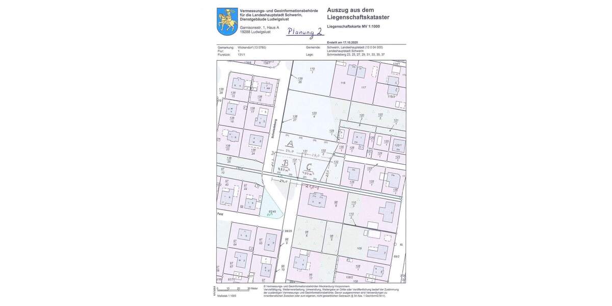 Grundstück Schwerin Altstadt - 134.500&euro; | Angebot:24822556