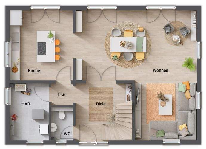 Einfamilienhaus Neustadt-Glewe Hohewisch - 6 Zimmer, 154 m&sup2;, 279.250&euro; | Angebot:26540948
