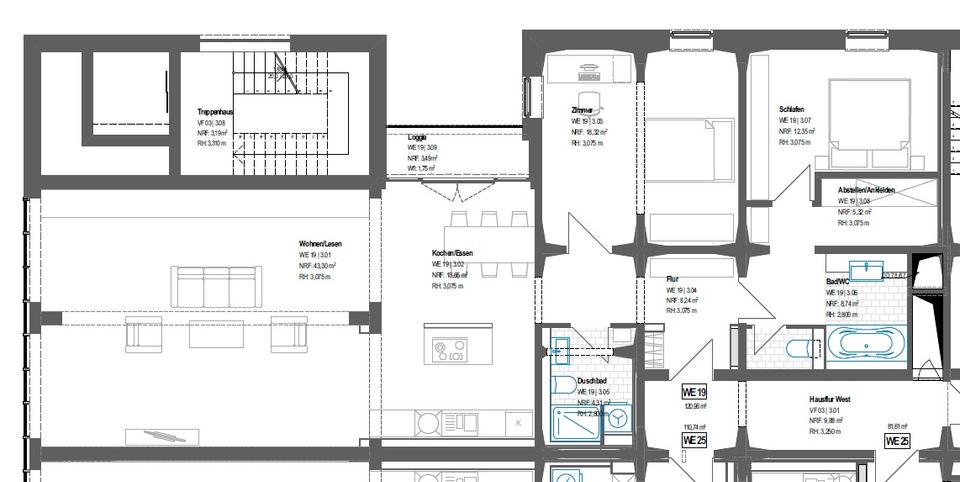 Etagenwohnung Bad Kleinen - 3 Zimmer, 121 m&sup2;, 1.330&euro; | Angebot:25805182
