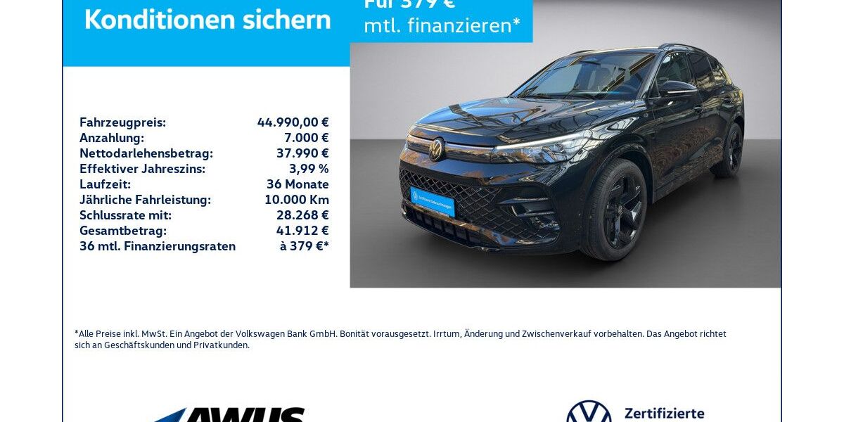 VW Tiguan 12.200 km 44.990 € Schwerin 19057