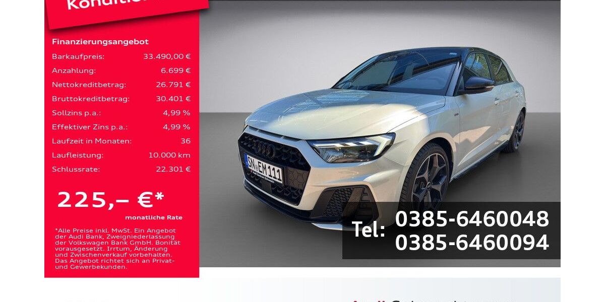 Audi A1 10.000 km 33.490 &euro; Schwerin 19061