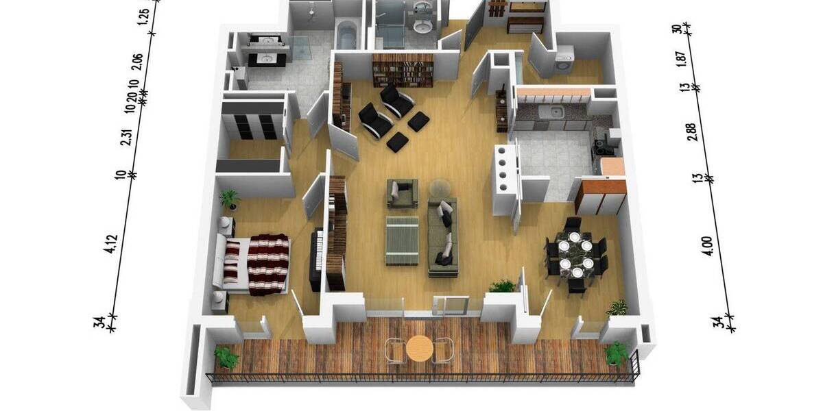 Etagenwohnung Schwerin Werdervorstadt - 3 Zimmer, 104 m&sup2;, 600.000&euro; | Angebot:26276361