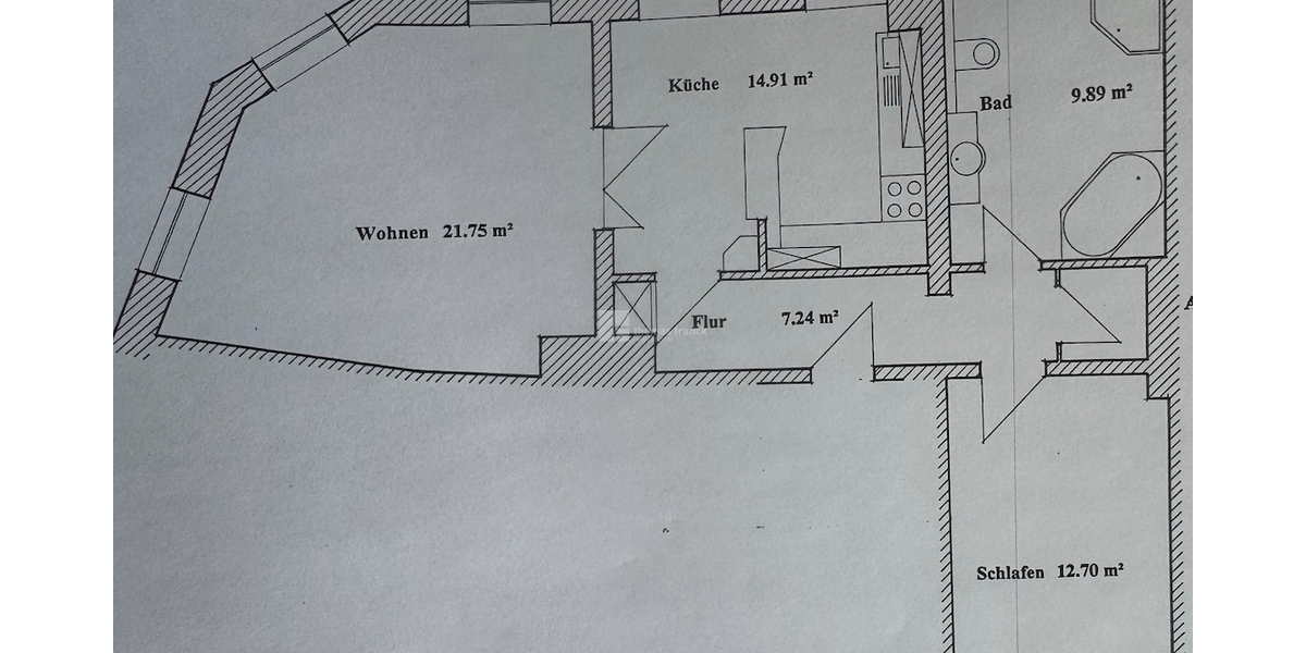 Für Menschen, die ankommen wollen - nicht nur einziehen - 2 Zimmer Balkon TagesLichtBad EBK 2. OG - Etagenwohnung Schwerin Paulsstadt | Angebot:26818944