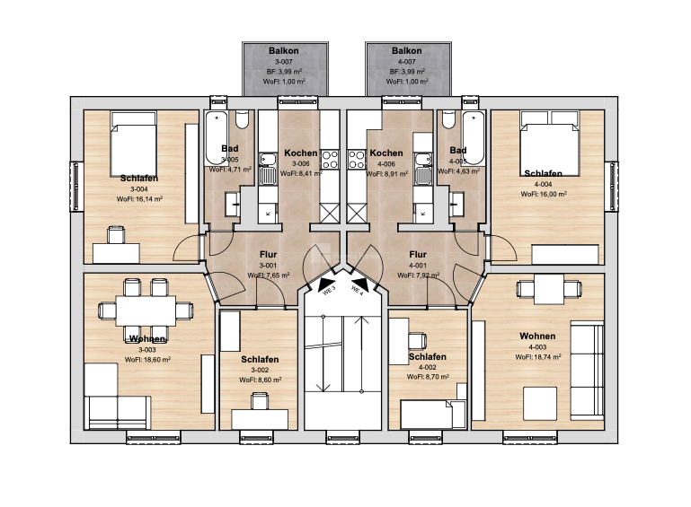 MFH in Schwerin! Ziegelinnensee. Fußläufig zur City. Top Kapitalanlage! - Mehrfamilienhaus, Wohnhaus Schwerin Lewenberg | Angebot:27071540