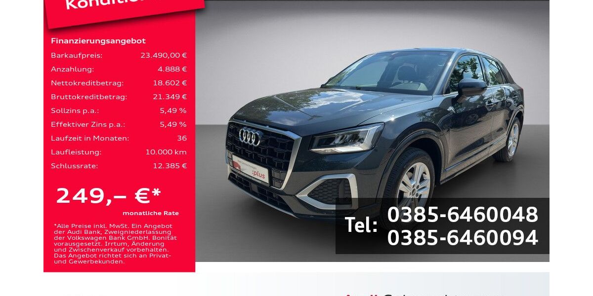 Audi Q2 43.600 km 23.490 &euro; Schwerin 19061