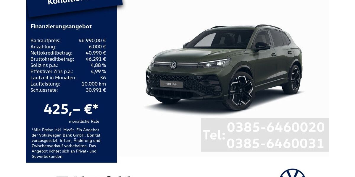 VW Tiguan 47.400 km 46.888 &euro; Schwerin 19061
