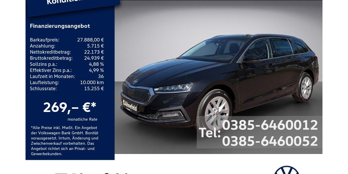 Skoda Octavia 44.999 km 27.888 &euro; Schwerin 19061