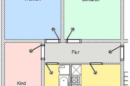 3 Raumwohnung für die kleine Familie in Dechow 3 zimmer