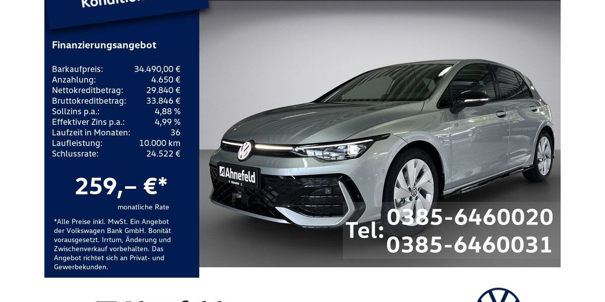 VW Golf 8.500 km 34.490 &euro; Schwerin 19061
