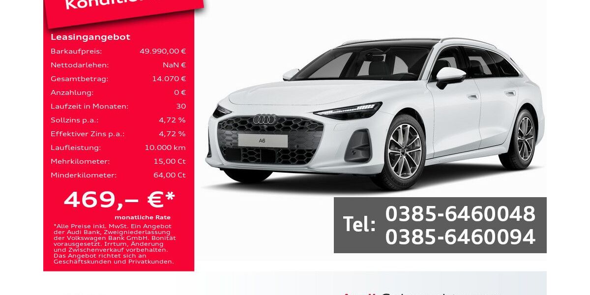 Audi A6 17.800 km 49.990 &euro; Schwerin 19061