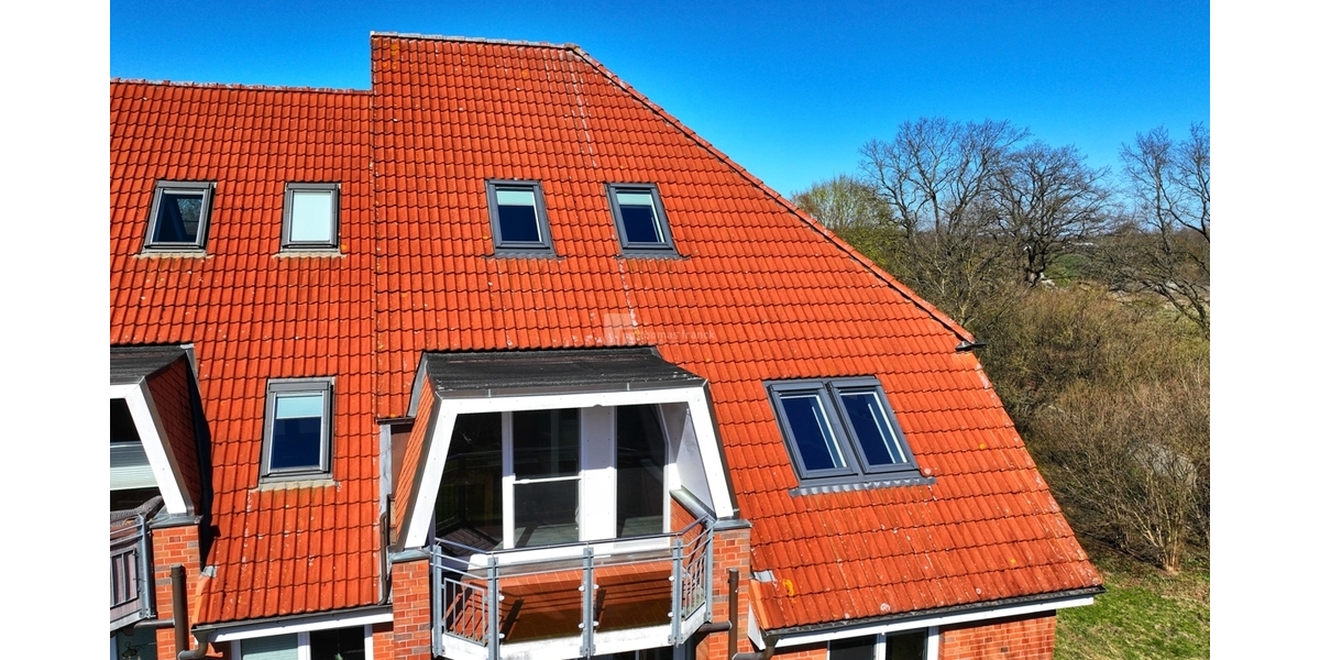 Wohnen wie im eigenen Haus: Lichtdurchflutete Maisonette mit USP und 180°-Schwerin-Panorama - Maisonettenwohnung Schwerin Friedrichsthal | Angebot:25637386