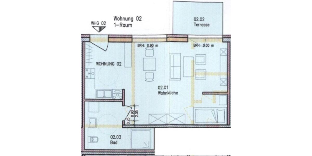 Erdgeschoßwohnung Neustadt-Glewe Glewe - 1 Zimmer, 50 m&sup2;, 550&euro; | Angebot:26234130
