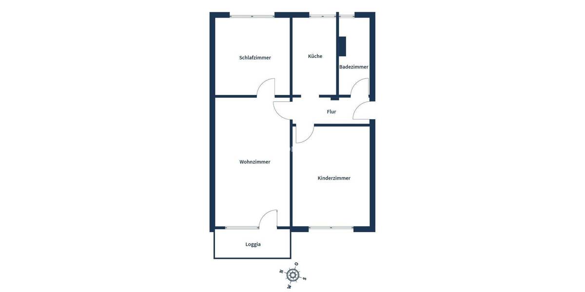 Etagenwohnung Dorf Mecklenburg - 3 Zimmer, 64 m&sup2;, 72.500&euro; | Angebot:26917339