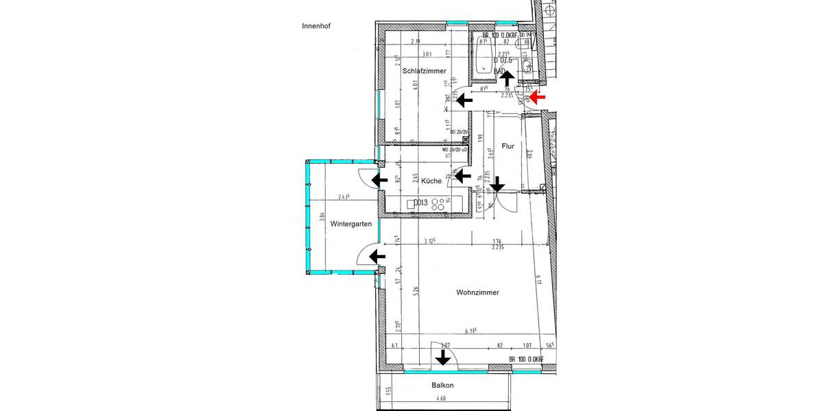 Etagenwohnung Schwerin Krebsförden - 2 Zimmer, 78 m&sup2;, 750&euro; | Angebot:26902574