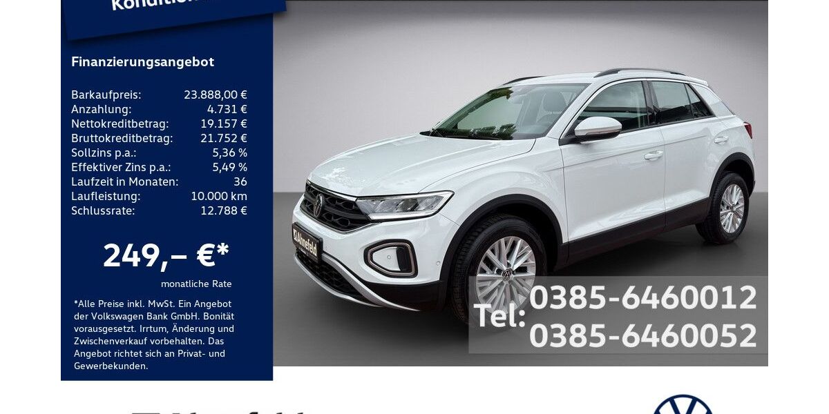 VW T-Roc 60.600 km 23.888 &euro; Schwerin 19061