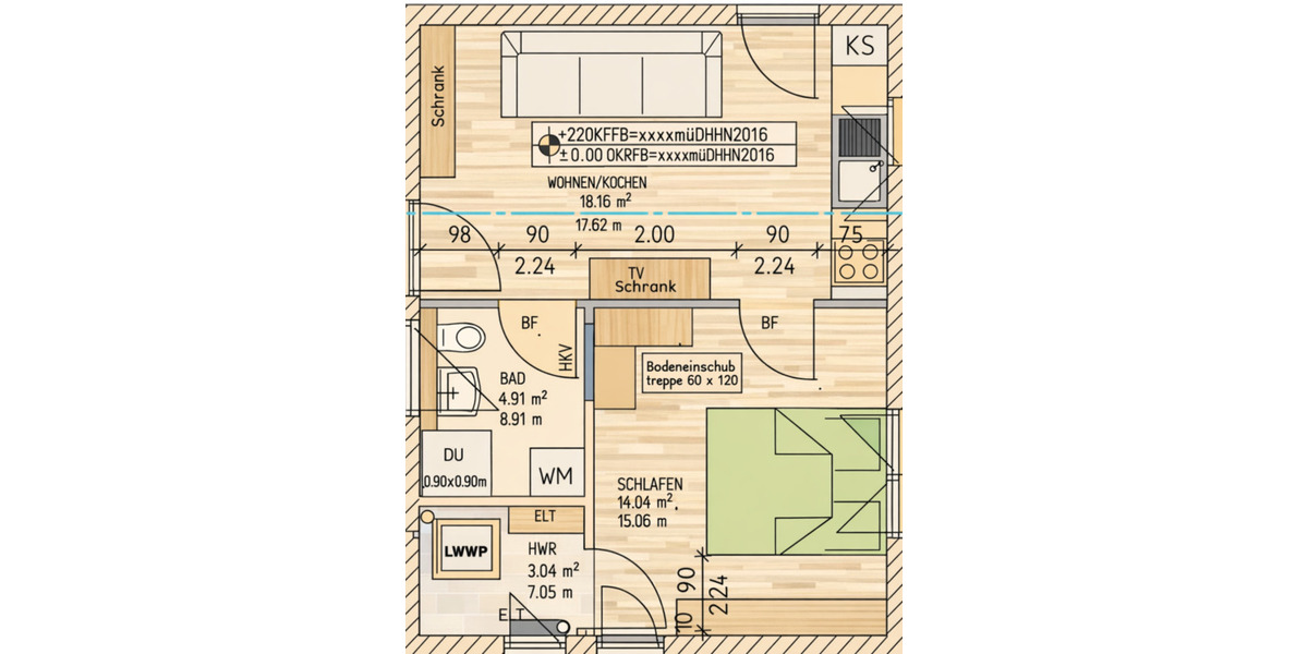 Bungalow Schwerin Friedrichsthal - 2 Zimmer, 129.000&euro; | Angebot:24855940