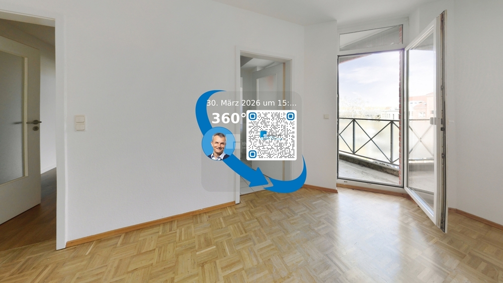 Morgensonne auf dem Balkon: 2-Zi. mit EBK, Parkett & Keller in der Weststadt - Etagenwohnung Schwerin Weststadt | Angebot:26874552