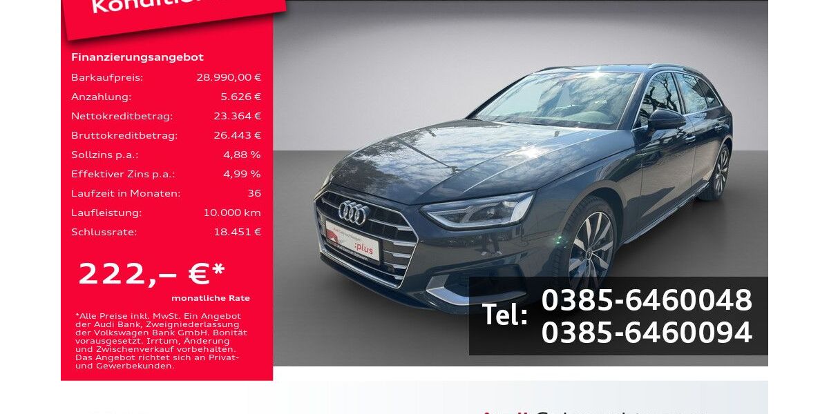 Audi A4 68.000 km 28.990 &euro; Schwerin 19061