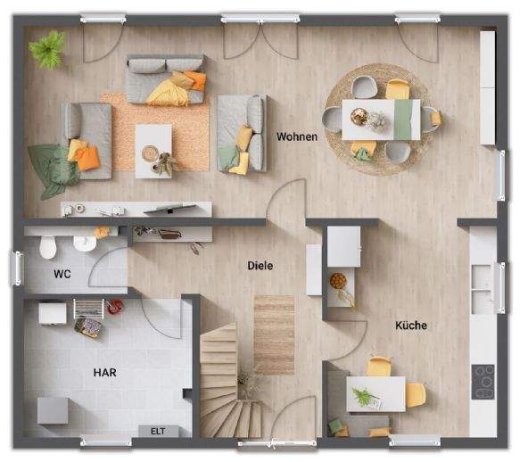 Einfamilienhaus Kuhlen-Wendorf Nutteln - 6 Zimmer, 163 m&sup2;, 328.450&euro; | Angebot:26824761