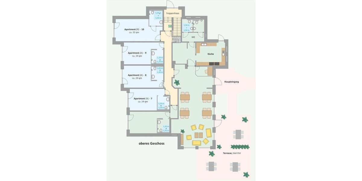 Etagenwohnung Crivitz - 1 Zimmer, 24 m&sup2;, 398&euro; | Angebot:25267691