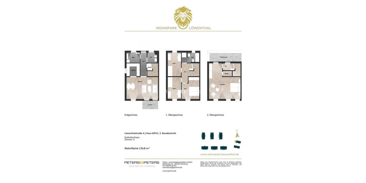 Etagenwohnung Schwerin Werdervorstadt - 5 Zimmer, 134 m&sup2;, 1.499&euro; | Angebot:26066103