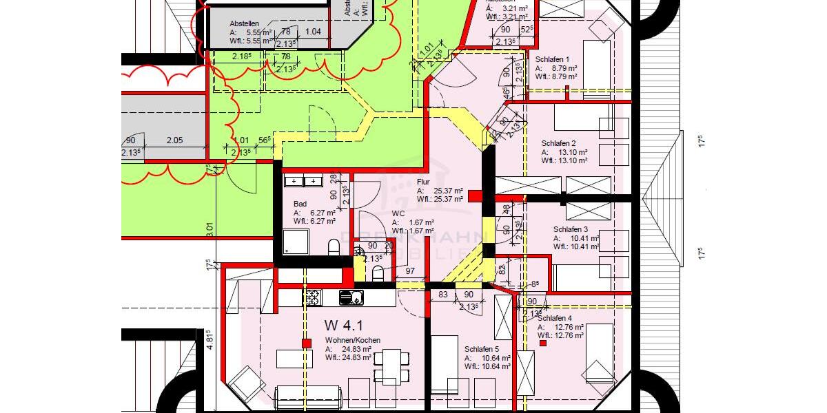 Erstbezug! Hochwertig ausgestattete 5-Zimmer-Wohnung | Fahrstuhl | direkt am Hauptbahnhof 5 zimmer