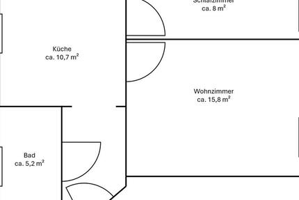 Wohnung Bad Kleinen - 1 Zimmer, 45 m&sup2;, 480&euro; | Angebot:24957593