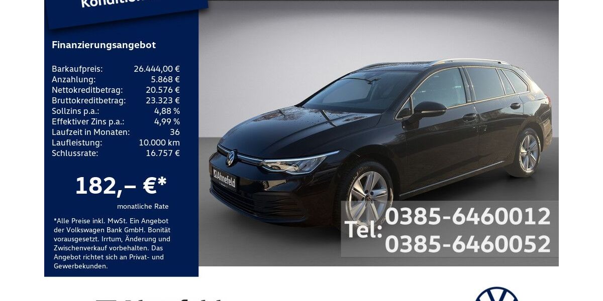 VW Golf 30.700 km 25.888 &euro; Schwerin 19061