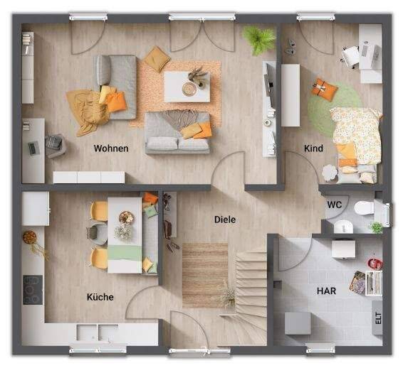 Einfamilienhaus Kuhlen-Wendorf Nutteln - 6 Zimmer, 140 m&sup2;, 323.050&euro; | Angebot:26824762