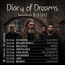 Diary Of Dreams - Tour 2026 19.11.2026 Club Zenit Schwerin