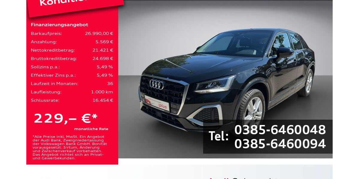 Audi Q2 27.100 km 26.990 &euro; Schwerin 19061
