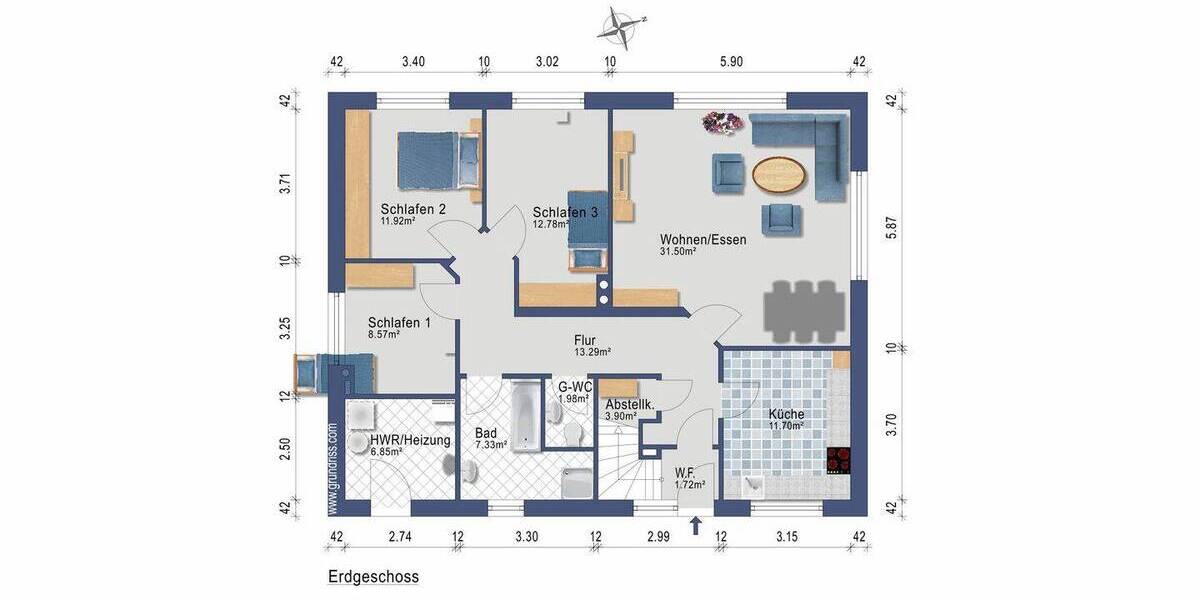 Mehrfamilienhaus, Wohnhaus Schwerin Warnitz - 9 Zimmer, 236 m&sup2;, 410.000&euro; | Angebot:26918021