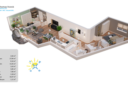 Schelfstadt am Pfaffenteich: 3-Zimmer-Wohnung mit Balkon, Fahrstuhl und Tiefgaragenstellplatz - Wohnung Schwerin Schelfstadt | Angebot:26478776