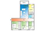 Etagenwohnung Schwerin Mueß - 4 Zimmer, 69 m&sup2;, 420&euro; | Angebot:26249643