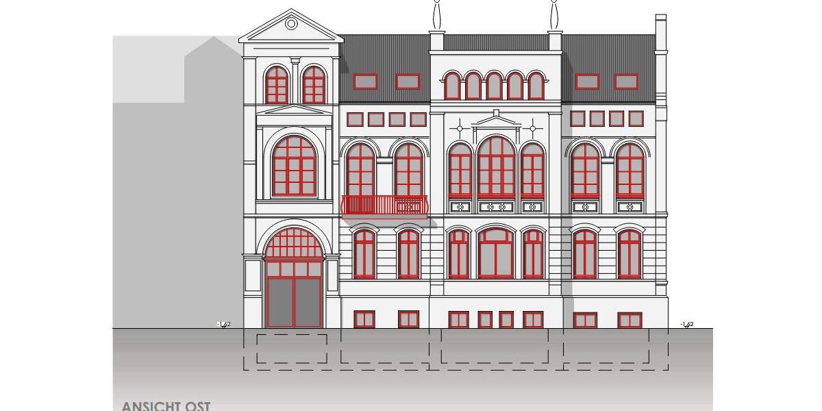 Dachgeschoßwohnung Schwerin Altstadt - 4 Zimmer, 113 m&sup2;, 1.490&euro; | Angebot:22454828