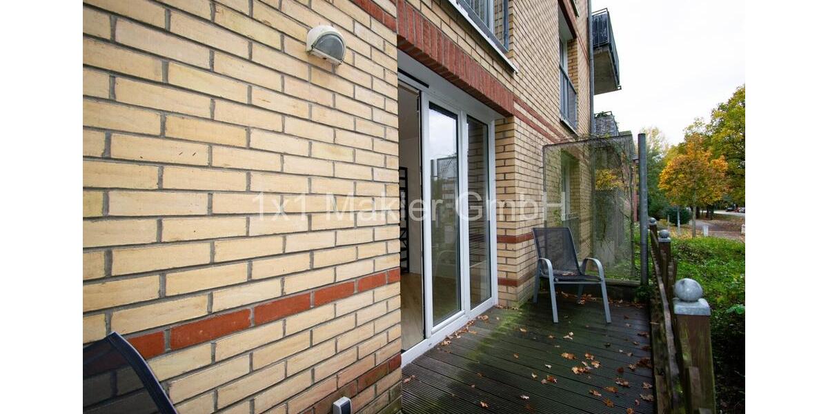 1-Raum-Wohnung mit Terrasse u. Stellplatz 1 zimmer